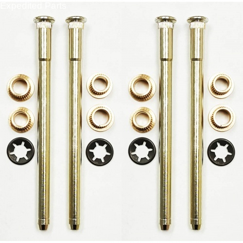 Door Hinge Pin & Bushing Kit 4 Set For 2 Door 88-02 Chevy & GMC Trucks TR38416